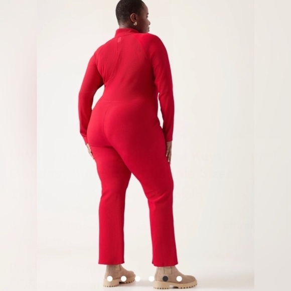 NWT! Athleta Tropical Red Keys Goddess Bodysuit - Multiple Sizes🌀 - Picture 6 of 7